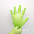 Exame Green Hand Protection Safety Nitrile Luvas